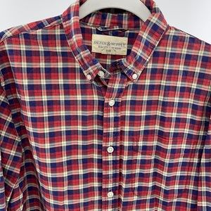 Ralph Lauren plaid medium shirt button down red
